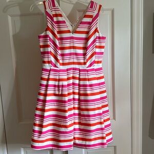 Bright striped dress